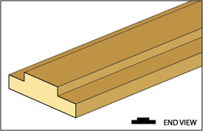 Dollhouse Miniature Dja-16 Door Jamb, Outside